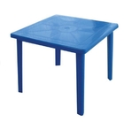 Стол пластиковый квадратный(синий)